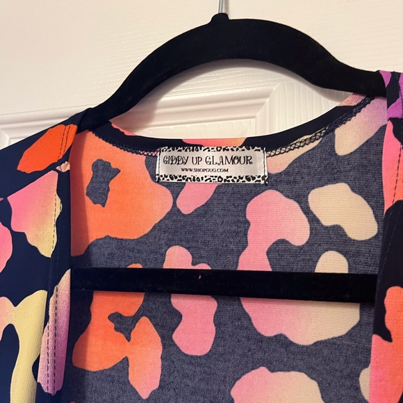 Giddy up glamour  kimono beautiful colors never worn - Picture 4 of 4